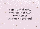 bubbels in je hand